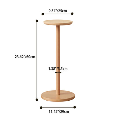 Moderner minimalistischer runder Holztisch für das Wohnzimmer 