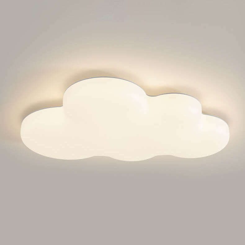 Moderne weiße wolkige Eisen Acryl LED Deckenleuchte zur Deckenmontage 
