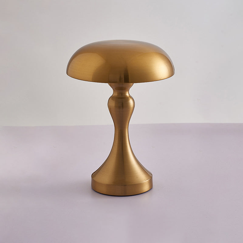 Moderne Art Deco Pilz Acryl Eisen LED Tischlampe für Schlafzimmer 