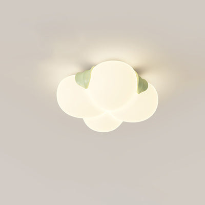 Moderne Art-Deco-Blasen-Blumen-PET-Eisen-LED-Unterputz-Deckenleuchte für Schlafzimmer 