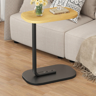 Moderner minimalistischer rechteckiger PVC-Kunststoffpaneel-Beistelltisch für das Wohnzimmer 