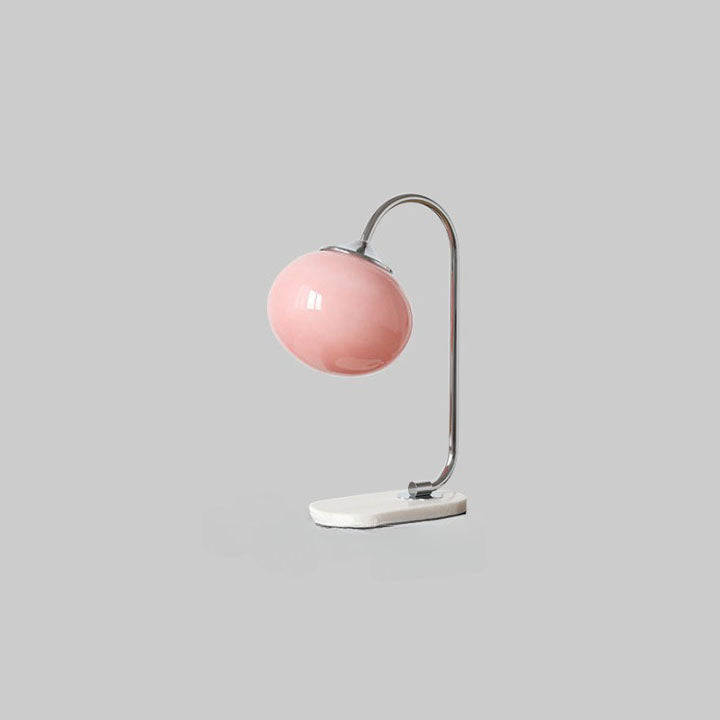 Lámpara de Mesa de Esfera de Vidrio Nostálgica Minimalista Nórdica de 1 Luz 
