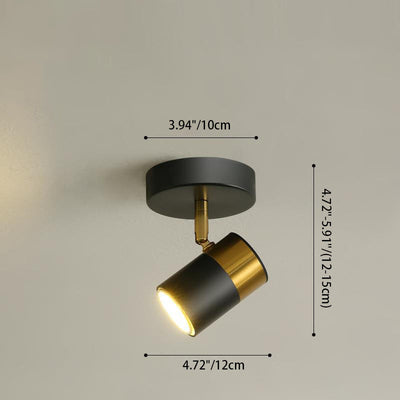 Zeitgenössische nordische Hardware Glas Zylindrische Kugel 1/2/3-Licht Semi-Flush Deckenleuchte für den Eingangsbereich 