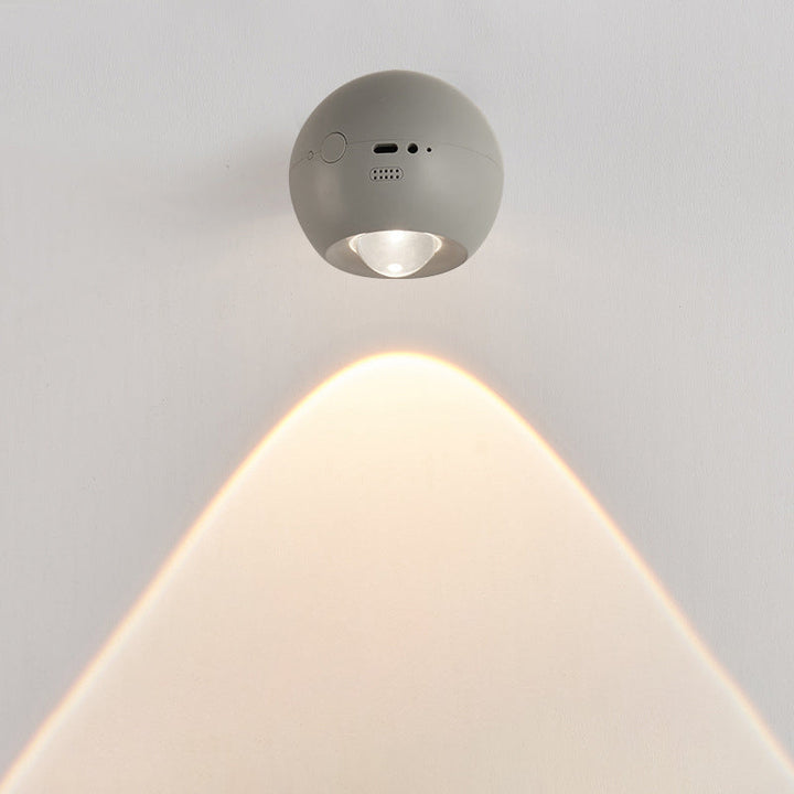Moderne minimalistische Orb USB ABS LED Wandleuchte Lampe für Schlafzimmer 