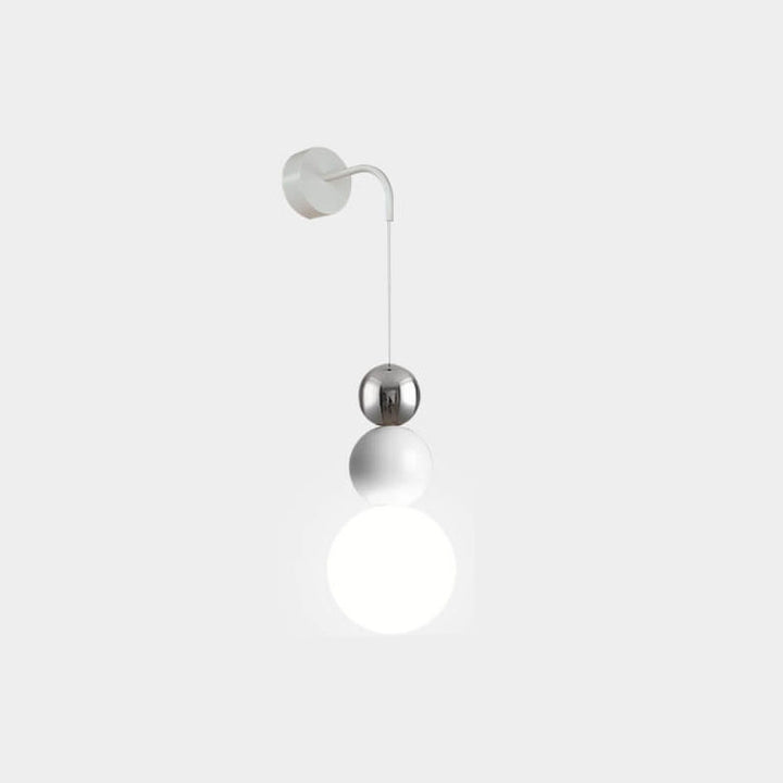 Moderne minimalistische Persönlichkeit Eisenkürbis 1-Licht Wandleuchte 