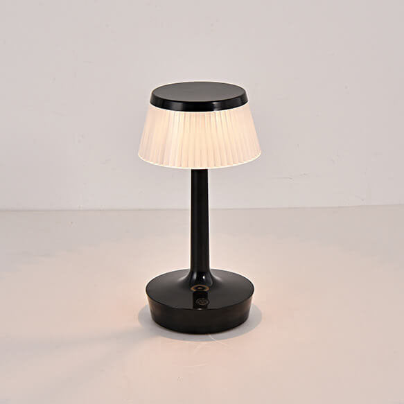 Lámpara de mesa LED de acrílico ABS de hongo creativo contemporáneo para dormitorio 