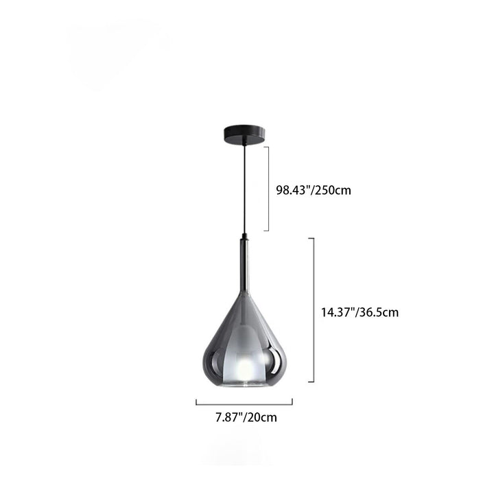 Moderno Minimalista Triángulo de Diamante Cobre Vidrio 1/3 Luz Isla Lámpara Araña Para Comedor 