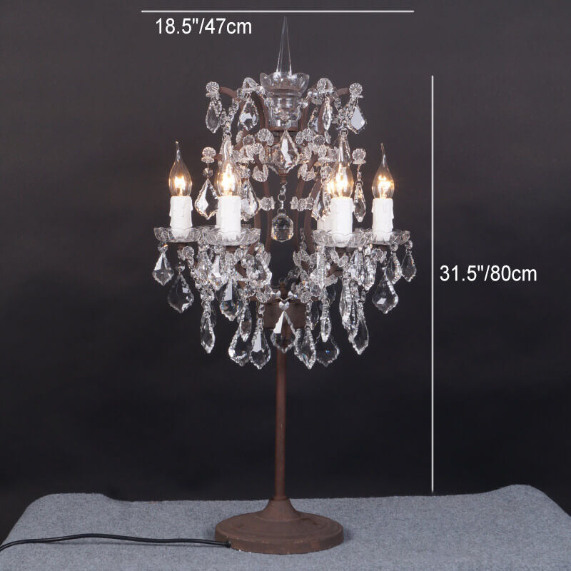 Crystal candelabra lamp cheap