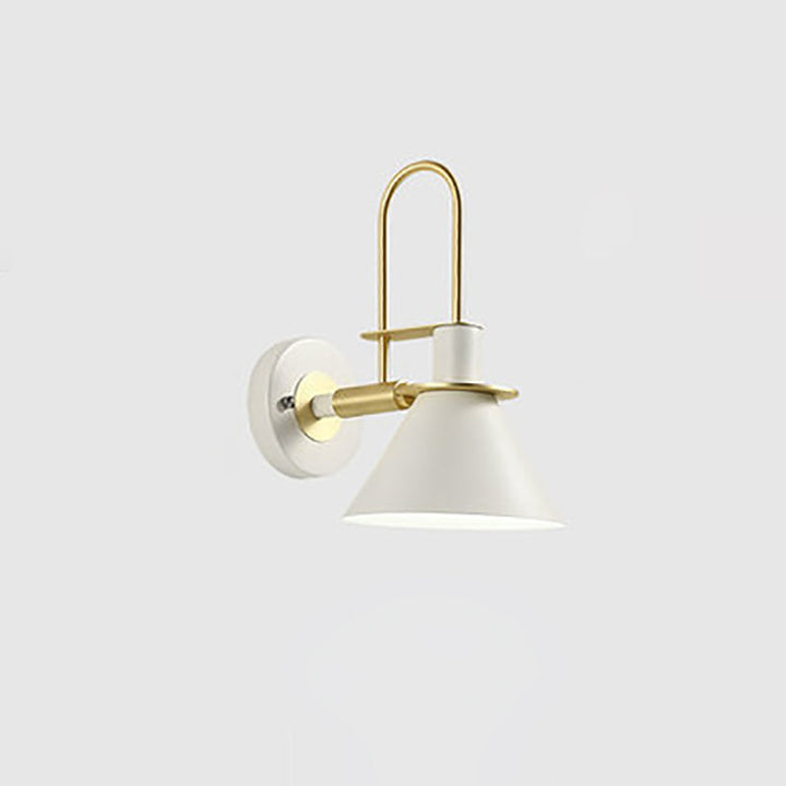 Moderne minimalistische Horn Eisen 1-Licht Wandleuchte Lampe für Wohnzimmer 