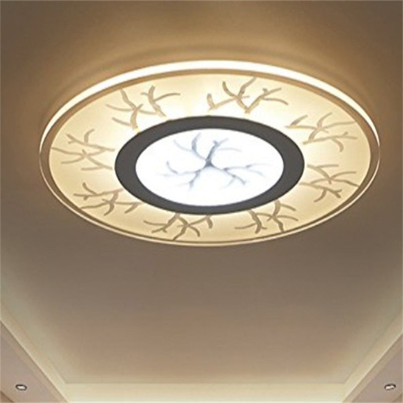 Moderne Einfachheit Eisen Acryl Runde Blume Lassen LED Unterputz Deckenleuchte Für Wohnzimmer 