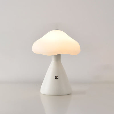 Contemporary Scandinavian Creative Mushroom Cloud Acrylic Hardware Touch LED Table Lamp For Bedroom