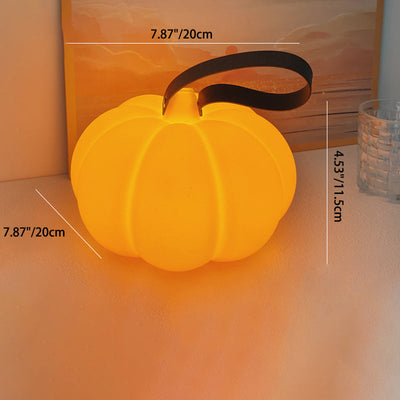 Modern Art Deco Pumpkin PE LED Standing Floor Lamp For Bedroom