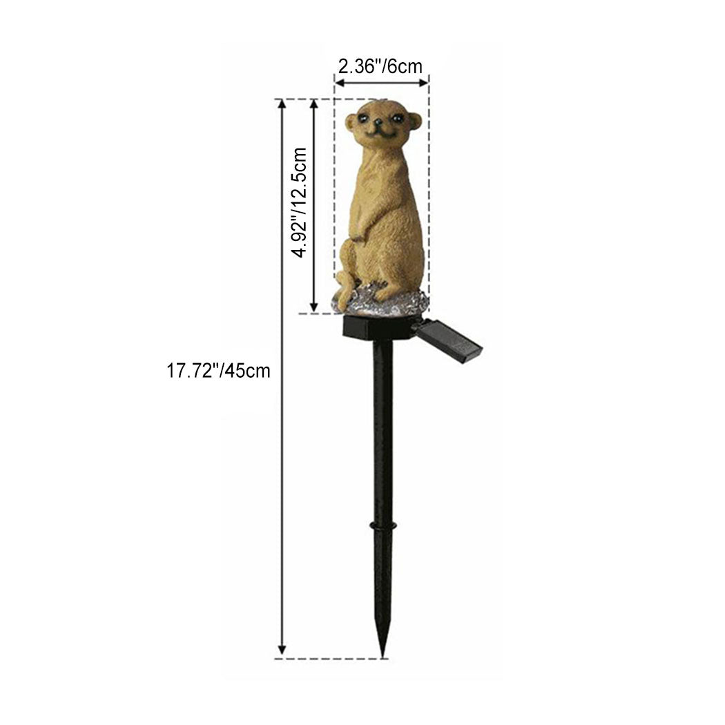 Contemporary Creative Solar Outdoor Sloth Design LED PP Resin Garden Lawn Ground Insert Landscape Light