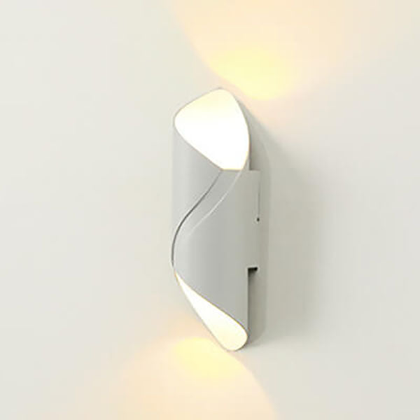 Nordic Creative Aluminum Tube Spiral Double Head LED Spotlight Wall Sconce Lamp
