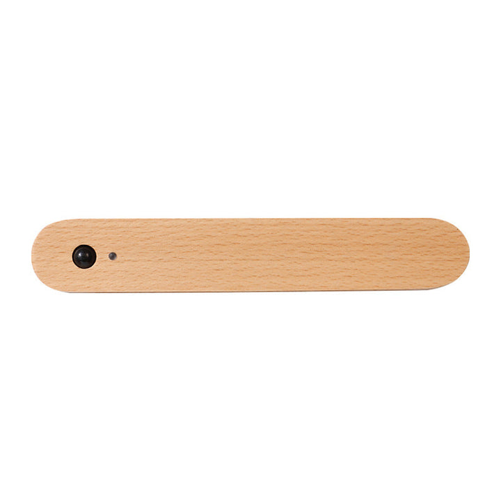 Lampe murale moderne minimaliste à bandes de bois magnétique LED USB avec détecteur de mouvement pour chambre 