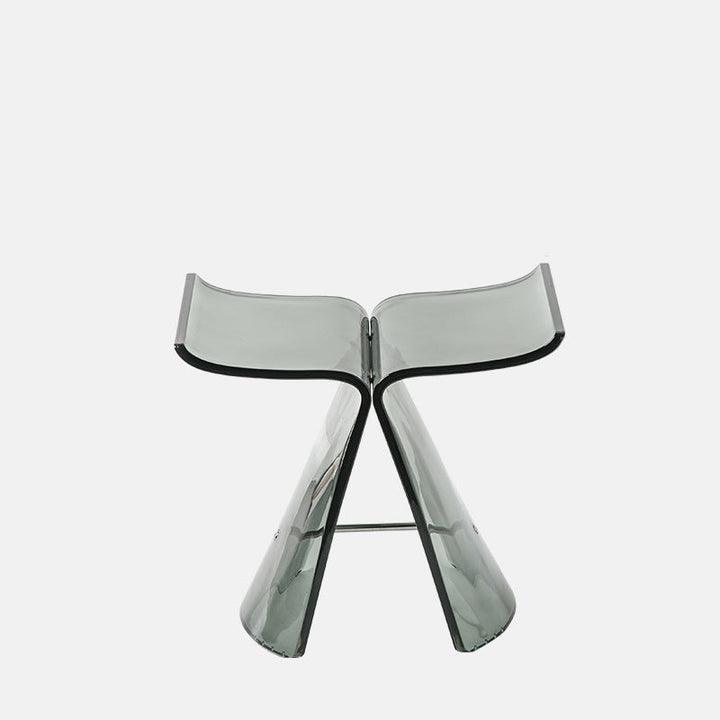 Tabouret de coiffeuse sans dossier en forme de papillon scandinave contemporain pour salon 