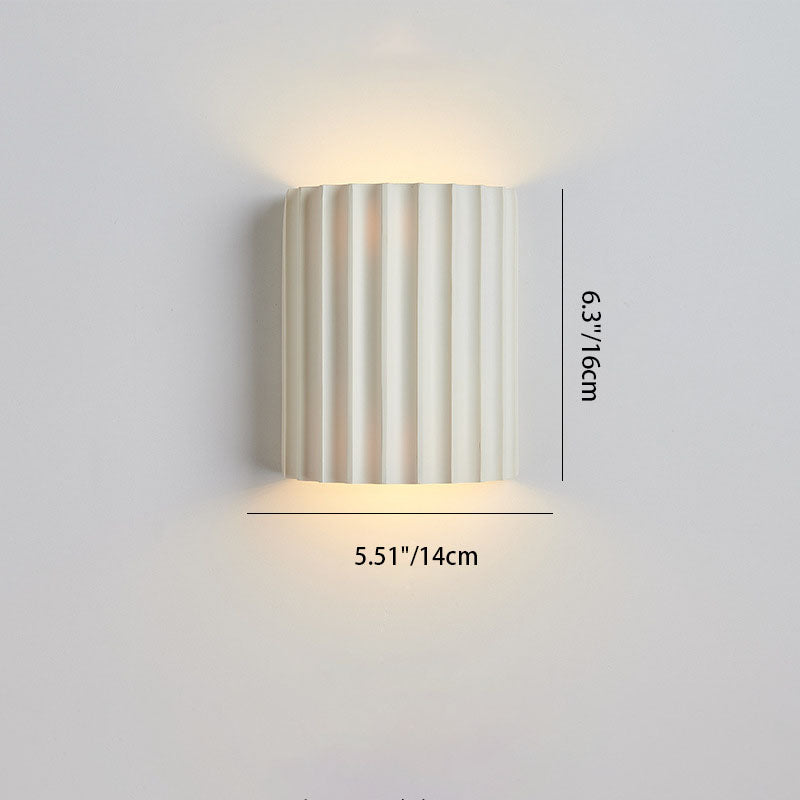 Contemporary Nordic Resin Tiles 2-Light Wall Sconce Lamp For Bedroom