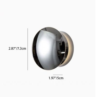 Moderne minimalistische Vanity Thin Tube PC LED-Wandleuchte