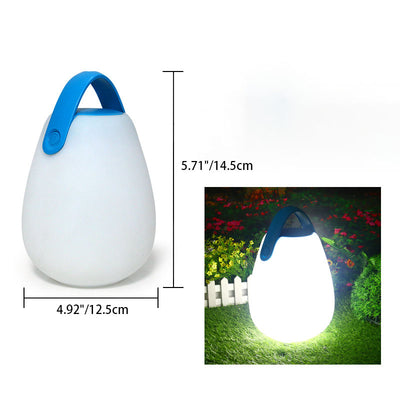Modern Simplicity ABS Plastic Round LED Outdoor Light For Camping