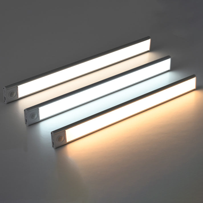 مصباح حائط LED مستطيل من الألومنيوم ABS بحساسية تلقائية بتصميم بسيط وحديث للدراسة 