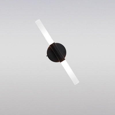 Moderne minimalistische Aluminium Eisen Zylinder LED Wandleuchte Lampe für Wohnzimmer 