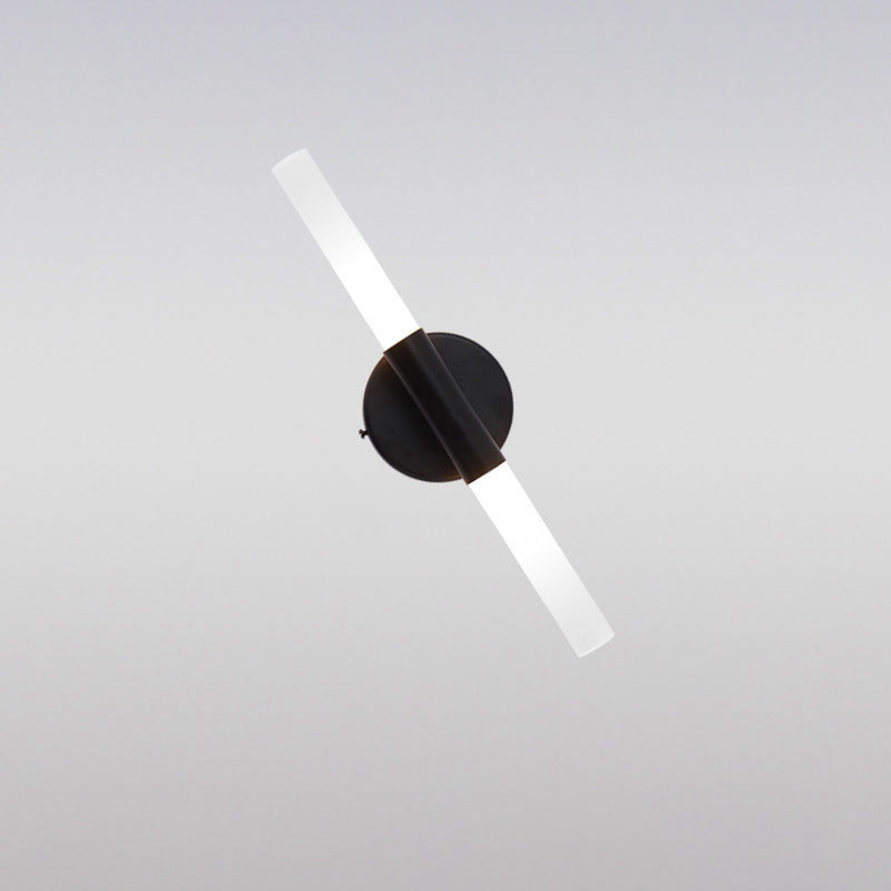 Moderne minimalistische Aluminium Eisen Zylinder LED Wandleuchte Lampe für Wohnzimmer 
