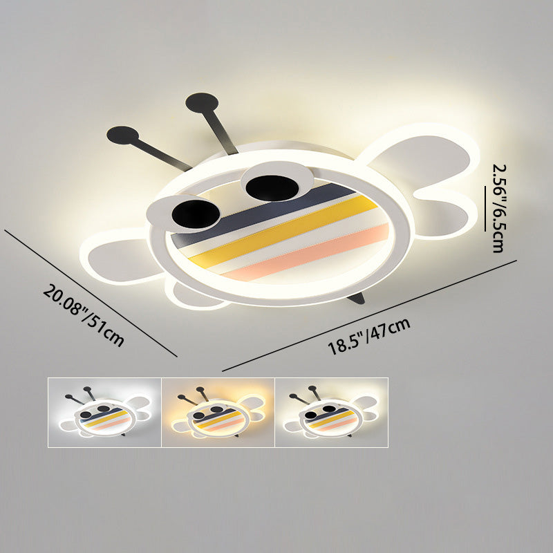 Plafonnier LED en acrylique pour chambre d&