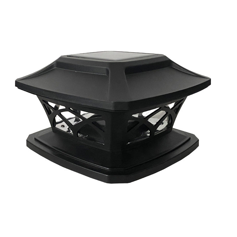 Contemporary Scandinavian Solar Waterproof Square PP LED Outdoor Light For Garden