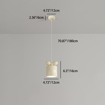 Moderne Einfachheit Zylinder Bogen Metall Harz 1/3/5 Licht Pendelleuchte Für Schlafzimmer 