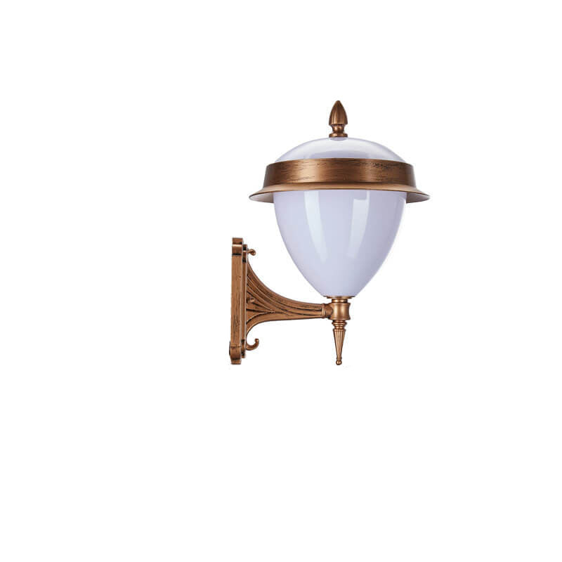 Moderner minimalistischer quadratischer spitzer 1-Licht Außenwandleuchte 
