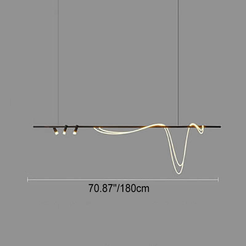 Moderne minimalistische drehbare LED-Wandleuchte