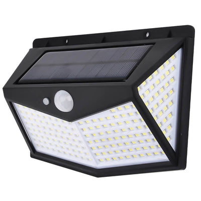 Applique murale extérieure à LED en forme de losange en plastique ABS à énergie solaire pour jardin 
