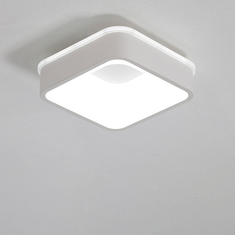 Zeitgenössische Einfachheit Eisen Acryl geometrische Pentagramm LED Unterputz Deckenleuchte für Schlafzimmer 