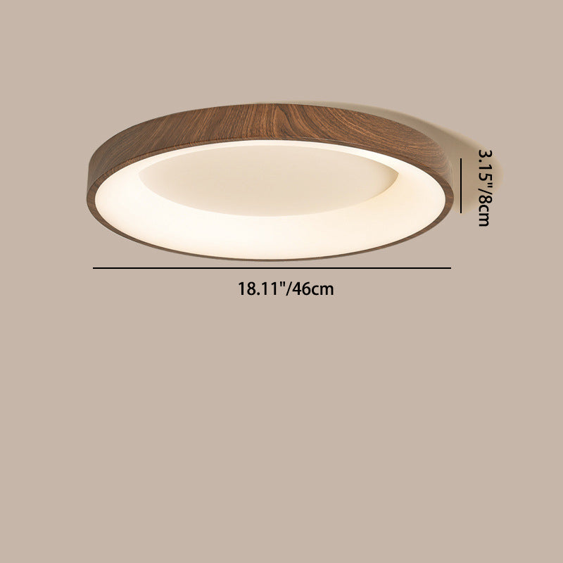 Traditionelle chinesische Eisen Acryl Runde Quadrat LED Unterputz Deckenleuchte für Schlafzimmer 