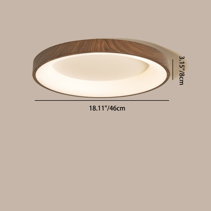 Traditionelle chinesische Eisen Acryl Runde Quadrat LED Unterputz Deckenleuchte für Schlafzimmer 