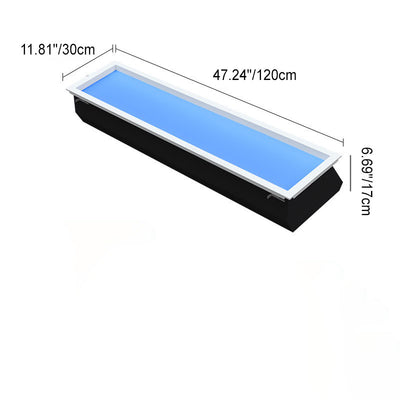 Moderne Smart Blue Sky Aluminium LED-Deckenleuchte für bündige Montage 