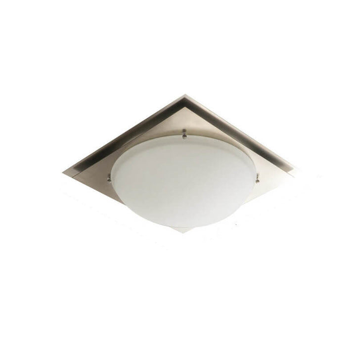 Französische Minimalistische Eisenkuppel Glas LED Deckenleuchte 