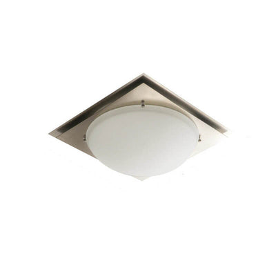 French Minimalist Iron Dome Glass LED Flush Mount Ceiling Light