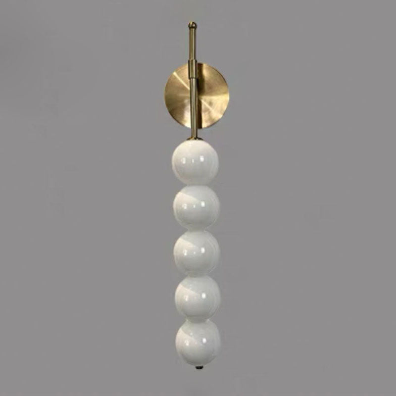 Moderne Einfachheit Eisen Glas Ball 3/5/7-Licht Wandleuchte Für Wohnzimmer 