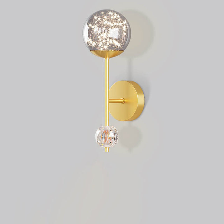 Applique murale LED en fer et aluminium créatif contemporain pour chambre 
