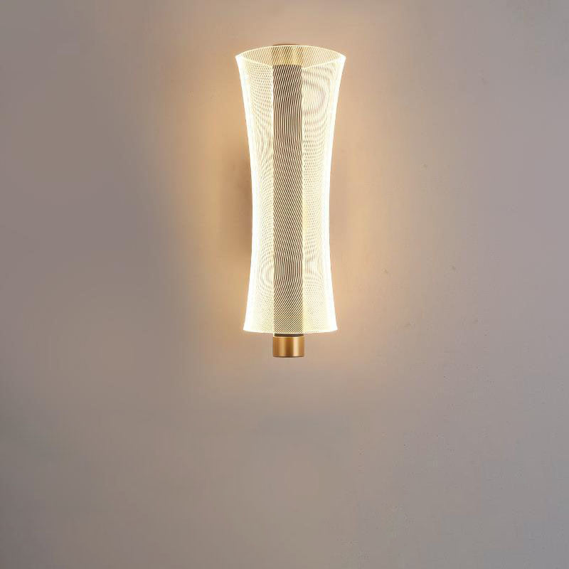 Applique murale LED en acrylique de style moderne mi-siècle pour chambre 