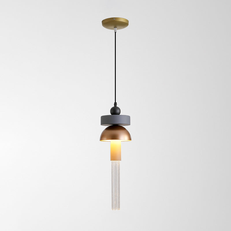 ثريا LED من الألومنيوم بتصميم غير منتظم عصري وزجاجي لقاعة المعيشة 