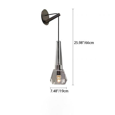 Moderne minimalistische drehbare LED-Wandleuchte