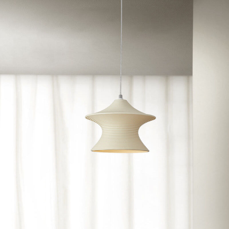 Skandinavisch moderner minimalistischer Gyro-Harz 1-Licht Pendelleuchte 