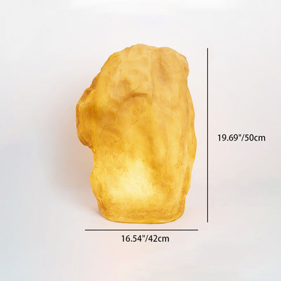 Zeitgenössische kreative Harz-Imitation Berg LED Rasen Landschaft Licht für Terrasse im Freien 