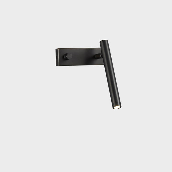 Applique Murale LED en Laiton Plein Rotative en Cylindre de Luxe Nordique 
