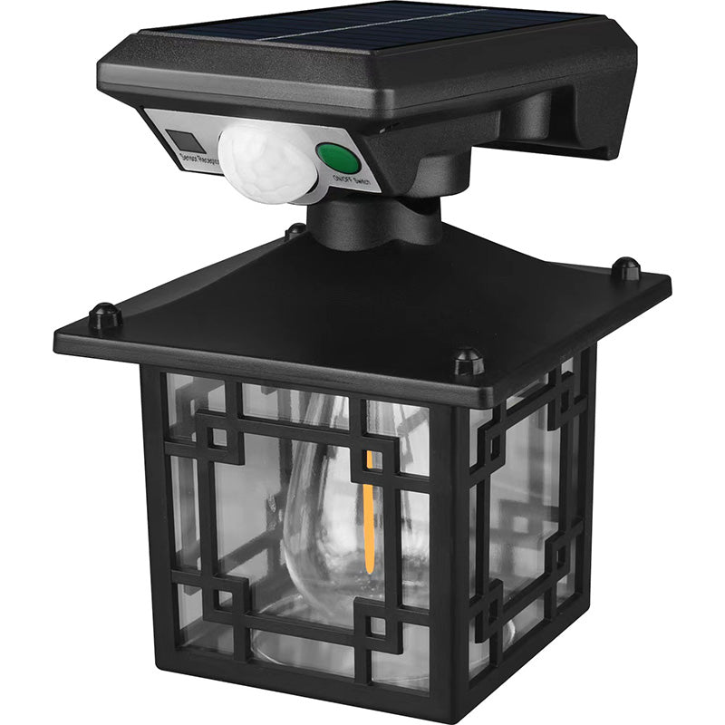 Moderne Einfachheit Solar Zylinder Quadrat ABS PS LED Außenleuchte für Garten 