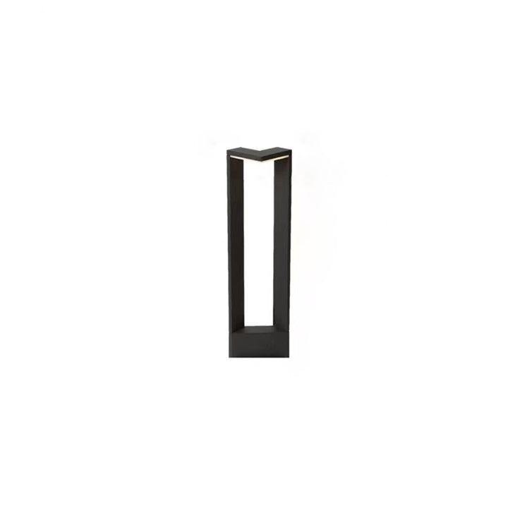 Luz de paisaje LED de aluminio acrílico rectangular impermeable minimalista moderna para exteriores para patio exterior 