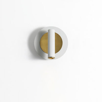 Lámpara Aplique de Pared LED de Metal Cilíndrico Cuadrado Redondo Giratorio Minimalista Moderna para Dormitorio 