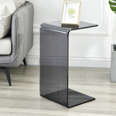 Table d'appoint moderne minimaliste en acrylique plastique pour salon 
